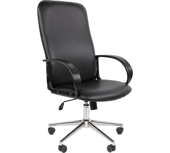 Офисное кресло Chairman 278 экопремиум черный хром 00-07206371