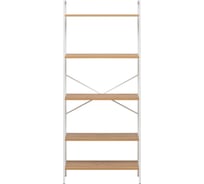 Стеллаж Leset Стилвуд 25 широкий, 5 полок, Белый/Дуб крафт золотой 3001-1274