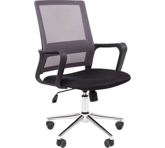 Офисное кресло CHAIRMAN 606 TW серый хром 00-07215748