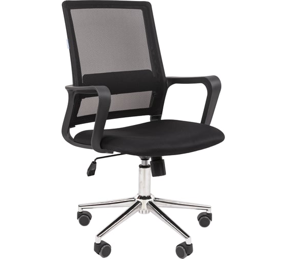 Офисное кресло CHAIRMAN 606 TW черный хром 00-07215746