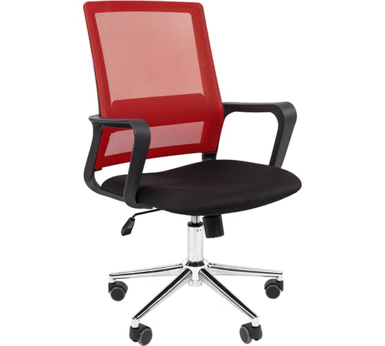 Офисное кресло CHAIRMAN 606 TW красный хром 00-07215750