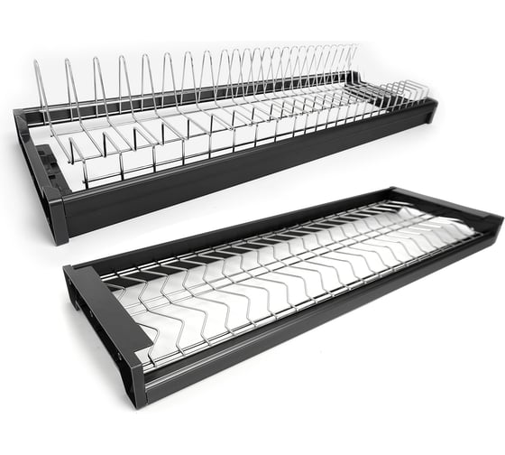 Сушка для посуды Mebax Chrome, распашной фасад, 900 мм, хром 48169000 00-00003503