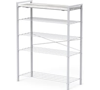 Этажерка Nika ЭКТ5-80Л дуб шавиниган/матовый серый