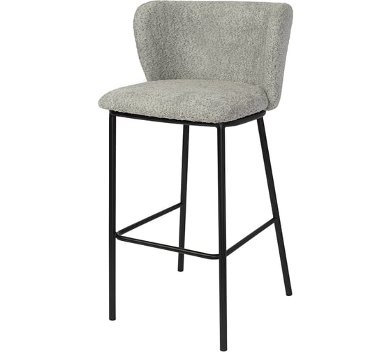 Стул барный Bergenson Bjorn Foggy букле серый BB0001050