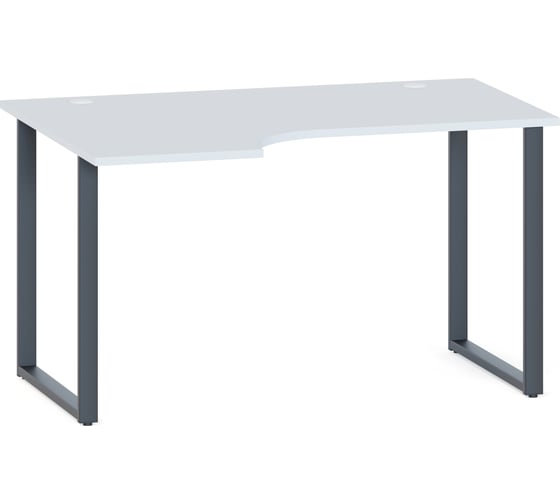 Стол эргономичный левый на П-образном металлокаркасе СПм -802 1350-980-750 Gigant GTBL-02