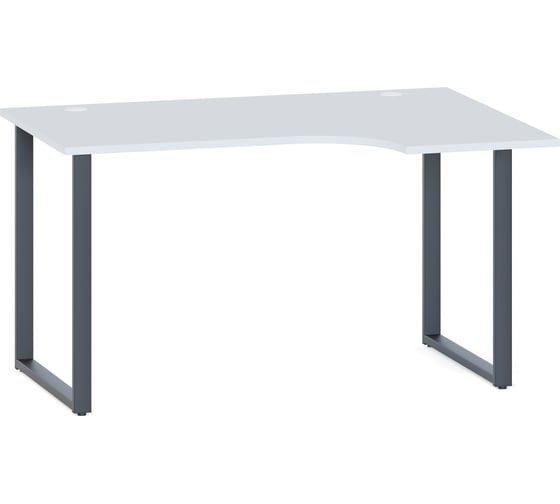 Стол эргономичный правый на П-образном металлокаркасе СПм -803 1350-980-750 Gigant GTBL-03