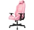 Кресло игровое Бюрократ Knight N1 Fabric розовый Velvet 36 с подголов. крестов. металл 1626365 2