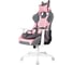 Кресло игровое Бюрократ Knight Catzy серый/розовый экокожа крестов. пластик белый 2026674 4