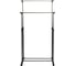 Вешалка BOOMHOUSE для плечиков двухъярусная GR-003 (в1600Хш800Хг400мм),пласт/металл,черн/хром 701438 7