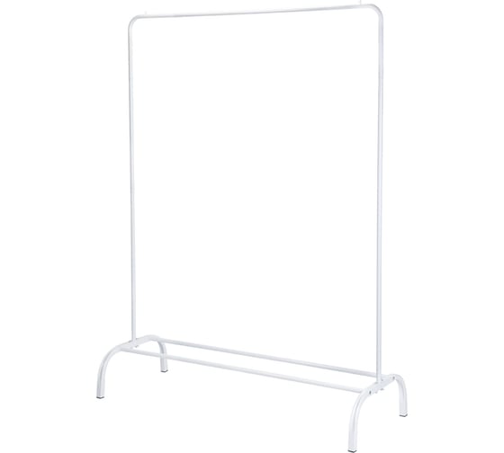 Вешалка для плечиков BOOMHOUSE GR-001 (в1500Хш1100Хг420мм), металл, белая 701435