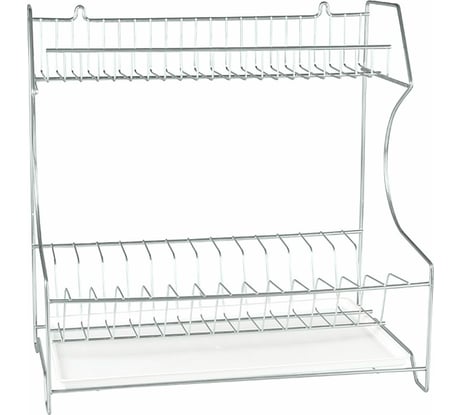 Универсальная сушилка для посуды Rosenberg с поддоном RUS-285002 Zn