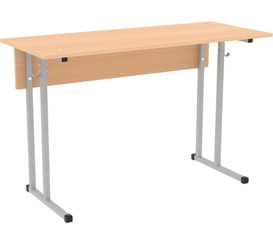 Стол-парта ПИФАГОР 2-мест. нерегулир. SD-1 (ш1200Хг500Хв760мм) рост 6 (170-190см), бук, 533346