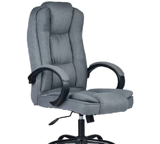 Офисное поворотное кресло KSG Kingstyle ATL-7 Fortline Fabric Black (ткань, серый) KS-001068