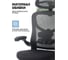 Офисное поворотное кресло Kingstyle FK-26 Fendi Black (черный) KSG KS-001209 5