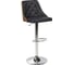 Стул барный Hesby Heritage Wingback чёрный, коричневый HSBI_TG2890 1