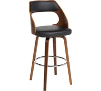 Стул барный Hesby Equilibrium Enigma чёрный, коричневый HSBI_TG2820_8