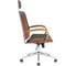 Кресло компьютерное Hesby Balance Nexus чёрный, коричневый HSBI_TG2907A 4