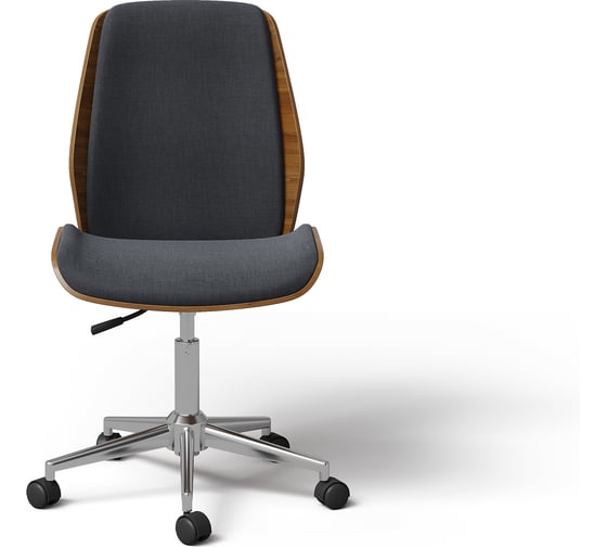 Стул компьютерный Hesby Alpine simplicity серый, коричневый HSBI_TG2587