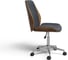 Стул компьютерный Hesby Alpine simplicity серый, коричневый HSBI_TG2587 3