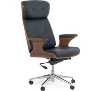 Кресло компьютерное Hesby Infinity Lounge чёрный, коричневый HSBI_TG2508