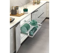 Сушка для мисок и тарелок Mebax Chrome, распашной фасад, 800 мм, хром 46468000 00-00003486