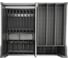 Сушка для мисок и тарелок Mebax Griza series, выдвижной фасад, 600 мм, серый 33366000 00-00003536 5