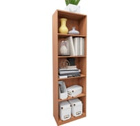 Стеллаж высокий Альянс мебель 500х250х1700, Орех гварнери 832430