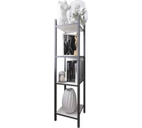 Стеллаж Альянс мебель Лофт 300х290х1180, Дуб крафт белый 857778