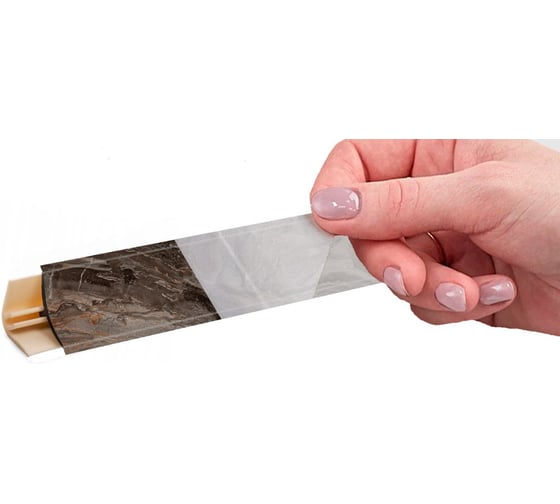 Плинтус KORNER LB 15(145) Мрамор бергамо темный 3,0 м 145 15-145
