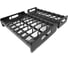 Сушка для мисок и тарелок Mebax Premium Line, выдвижной фасад, 600 мм, серый 51316000 00-00003518 5