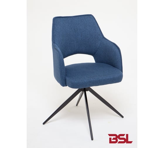 Кресло BSL-office BSL-104 SLB, цвет синий DAVIS NEVE 77 10000148