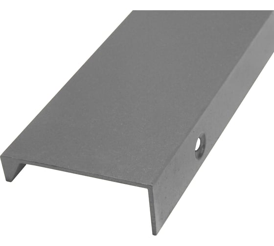 Ручка мебельная профильная Трибатрон РП-600 алюминиевый металлик 89016