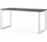 Стол офисный Kobor O1-140/80, WHITE/CHARLSTON 213326 1