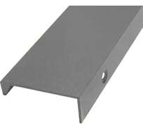 Ручка мебельная профильная Трибатрон РП-90 алюминиевый металлик, комплект 4 шт 89013