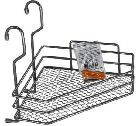 Полка для рейлинга Rosenberg 1 ярус, трапеция, с сетчатым дном RUS-280531