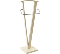 Вешалка костюмная Мебелик ГАЛАНТ 344 металлик/слоновая кость 9947