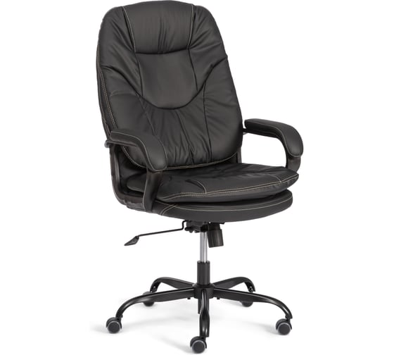 Кресло Tetchair Комфорт Люкс/Comfort Lux (22) кож/зам, черный, 36-6 25346