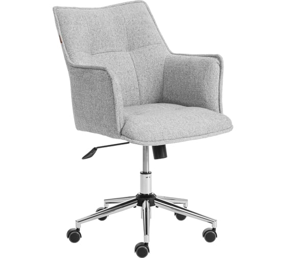 Кресло Tetchair Луц/Lutz хром велюр/букле, VT shape silver 25478