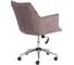 Кресло Tetchair Луц/Lutz хром велюр/букле, VT shape wood rose 25479 3