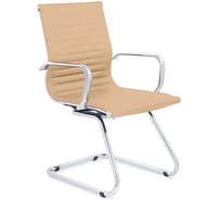 Кресло UTFC СН-300 Кайман Н/п soft хром S-0413 кофейный ПУ-00032226