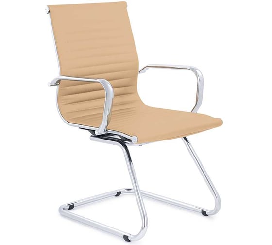 Кресло UTFC СН-300 Кайман Н/п soft хром S-0413 кофейный ПУ-00032226