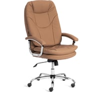 Кресло Tetchair Софти Люкс/Softy Lux Экокожа LUX Classic 18-13, св.-коричневый 25740