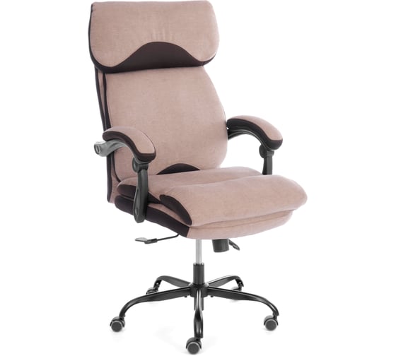 Кресло Tetchair Чиф Металбл/Chief Metalbl ткань, светло-коричневый, KUB 03/TW-24 25022