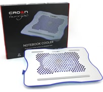 Подставка для ноутбука CROWN MICRO CROWN CMLC-1001 silver/blue CM000001372