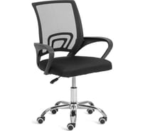 Комплект кресел Tetchair 4 шт. БМ-520М/BM-520M ткань/хром, черный, 47х48х84-94 см 25772