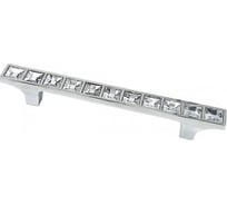 Мебельная ручка-скоба SOLLER 603-96 со стразами хром Ж1319