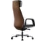 Кресло HAWASAN PREMIUM EX-820, синхромеханизм, слайдер, экокожа, графит/коричневое, 533238 5