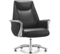 Кресло HAWASAN PREMIUM EX-801 до 200 кг алюминий экокожа черное 533235
