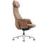Кресло HAWASAN PREMIUM EX-840 STELLAR, синхромеханизм, алюминий, экокожа, коричневое 533242 2