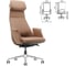 Кресло HAWASAN PREMIUM EX-840 STELLAR, синхромеханизм, алюминий, экокожа, коричневое 533242 3